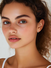 Charger l'image dans la galerie, Silver 925 Sterling Silver Small Hoop Earrings for Women