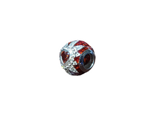 Charger l'image dans la galerie, Murano Glass Sparkling Red Charms Bead