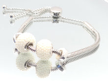 Charger l'image dans la galerie, Pearl Charm Slider Bracelet Set