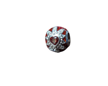 Charger l'image dans la galerie, Murano Glass Sparkling Red Charms Bead