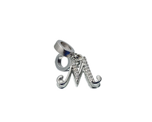 Charger l'image dans la galerie, Alphabet "M" Zirconia Charm