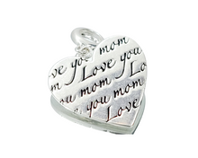 Charger l'image dans la galerie, Mom Script Heart Dangle Charm