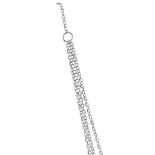 Charger l'image dans la galerie, Silver Layered Necklace 3 Pendants with Micro set Cubic Zirconia