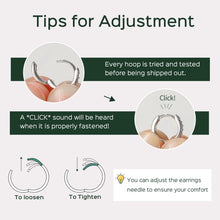 Charger l'image dans la galerie, Silver 925 Sterling Silver Small Hoop Earrings for Women
