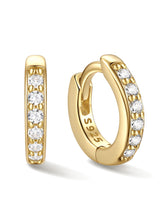 Charger l'image dans la galerie, Silver 925 Sterling Silver Small Hoop Earrings for Women
