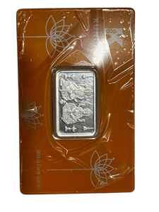 Silver Bar Lakshmi + Ganesha 10 Grams