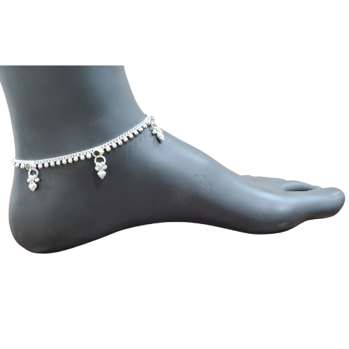 Delicate Payal Anklets Pair Jiya Jewellers