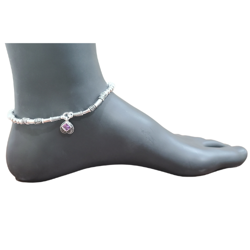 Delicate Payal Anklets Pair