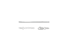 Charger l&#39;image dans la galerie, Sterling Silver 8 Sided Snake Chain Anklet
