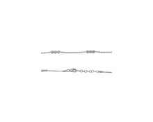 Charger l&#39;image dans la galerie, Sterling Silver Diamond Cut Ball Bead Anklet
